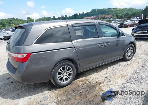 2011 Honda Odyssey Ex-L from USA, damaged, VIN 5FNRL5H65BB030927